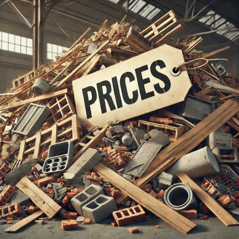 Construction rubbish removal prices