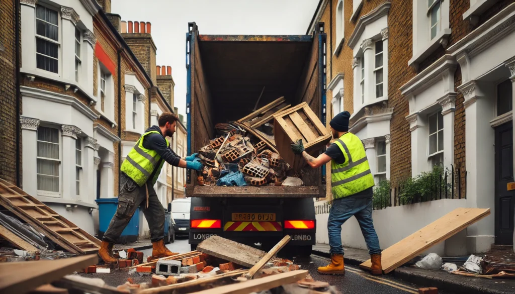 Construction waste removal in London